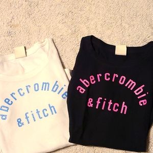 2 A&F Long Sleeve Shirts